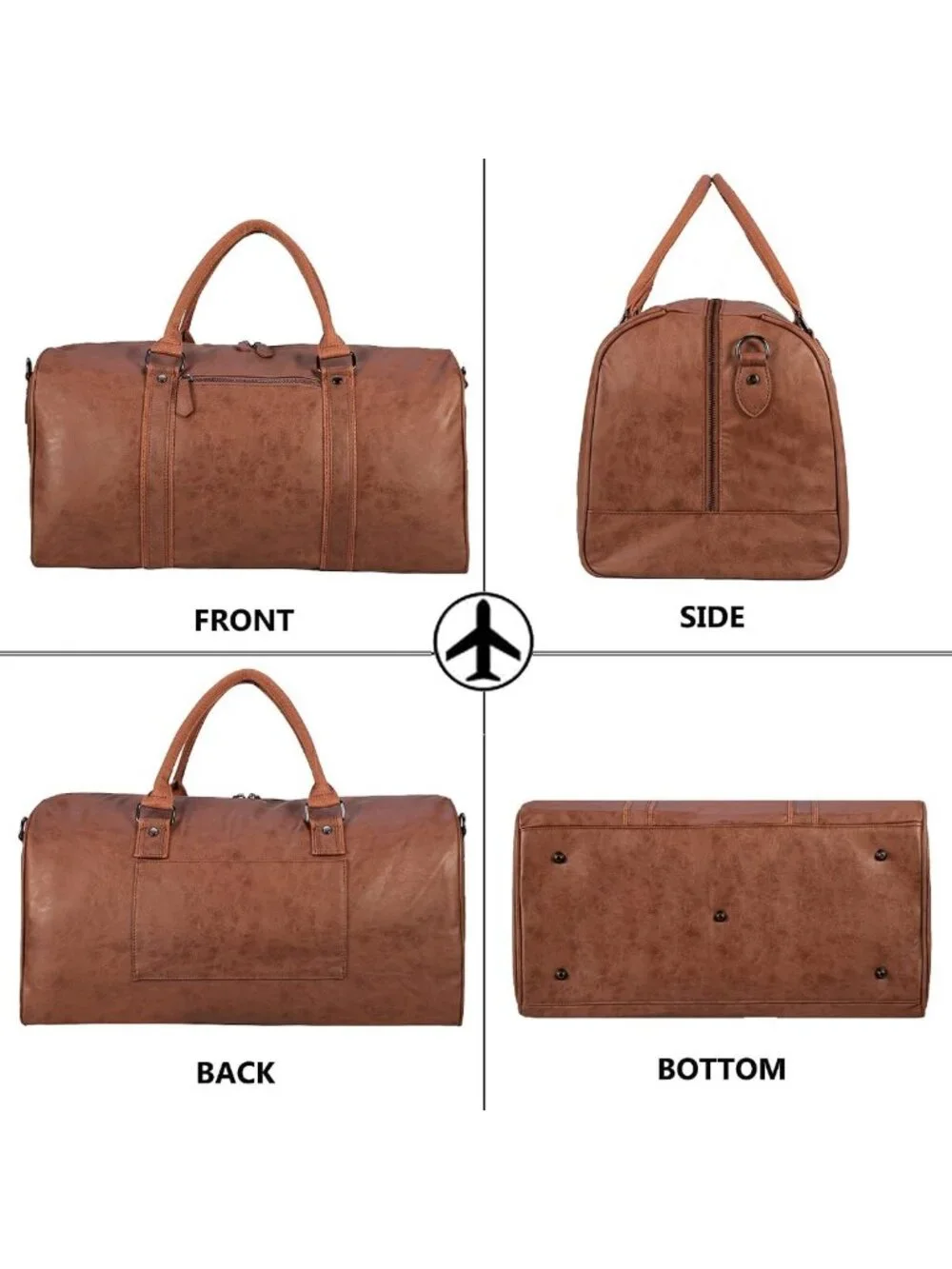 Oversized Waterproof Duffle Bag for Travel, Gym, Weekend Getaways, Large